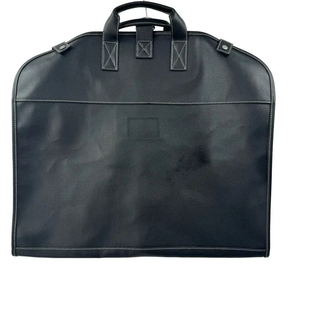 Barrington faux leather garment bag